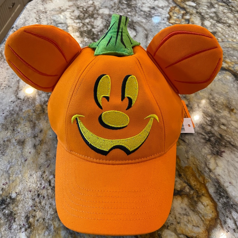 HTF Mickey Mouse pumpkin hat